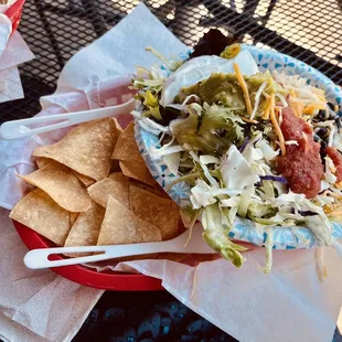 Super Bowl, vegetarian. Not super, but a nice enough lunch for only $10.