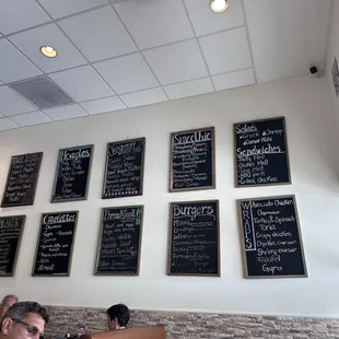 Menu Wall