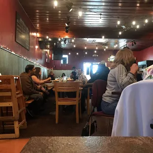 Table near the back looking forward!