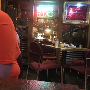 Back of restaurant and managers office?