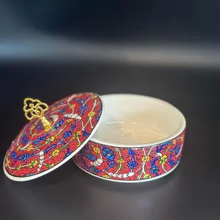 Handmade jewelry bowl 
Also, food safe... Sugar bowl