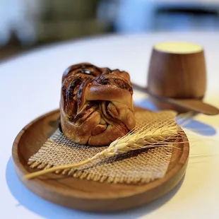 Fermented Potato Bread w/ beef drippings, caraway