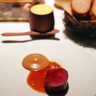 Venison Loin Caul Fat｜Juniper｜Porcini