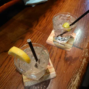 He makes these drinks so quick and slides them to you! No sitting inside!