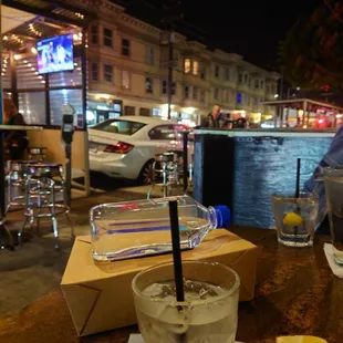 Outdoor seats available!