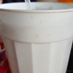 My cup is dirty.