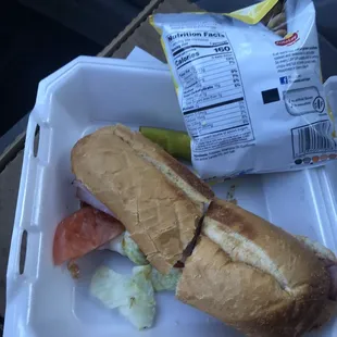 Pitiful sandwich