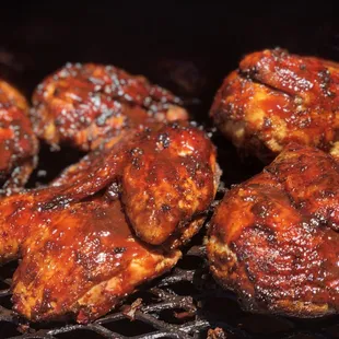 BBQ Chicken wood smoked