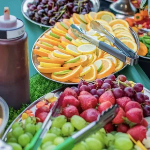 a variety of fruits and vegetables