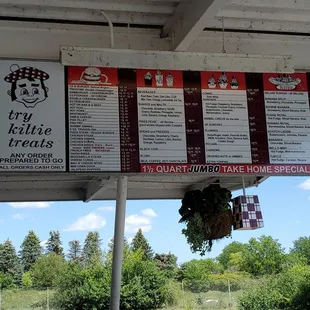 Hanging menu