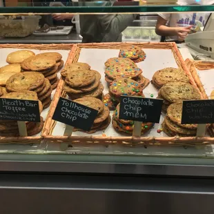 An assortment of their ridiculously delicious cookies.