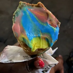 Super Man ice-cream I&apos;m a waffle cone