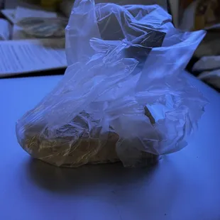 Presentation for piece of fudge $7.