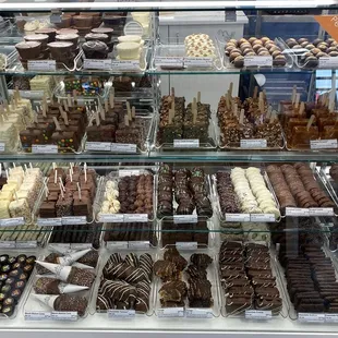 Hand made chocolate covered everything.