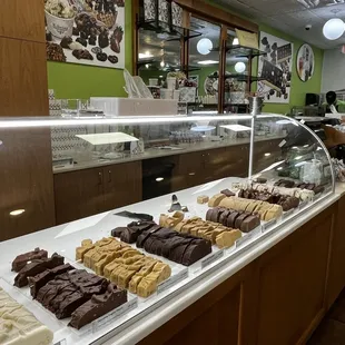 a variety of desserts