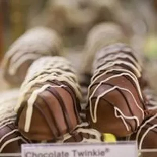 Twinkies dipped in our Heritage Chocolate- We make our chocolate!