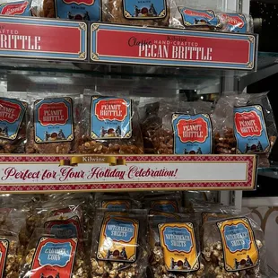 a display of sweets for sale