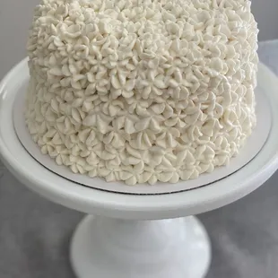 a cake on a cake stand