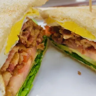 BLT with a fried egg addition!