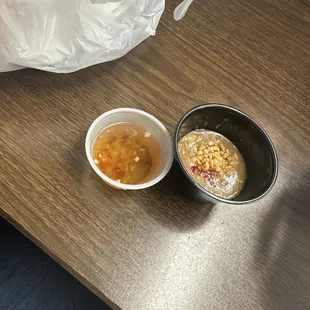 They charge $0.90 for each of these sauces