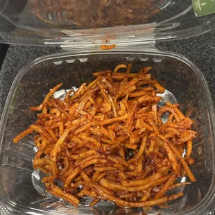 Seasoned dry squid