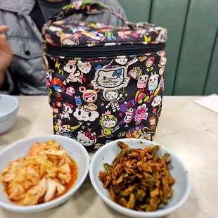 Lunch@Kim Chee II Restaurant; 1/6/2024. Came here after Hubby David Doc Appt. Side dishes, Kim Chee, etc.Gr8 Job 2late Owner JC Children,Ty!