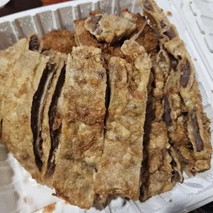 Meat jun and chicken katsu