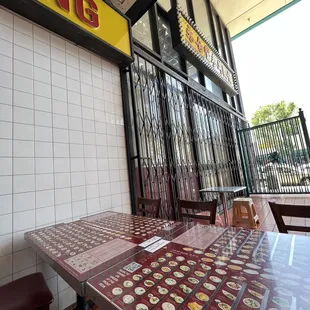 Outside sitting area