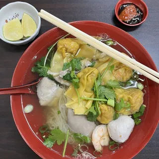 01. Chiu Chow Wonton and Egg Noodle Soup