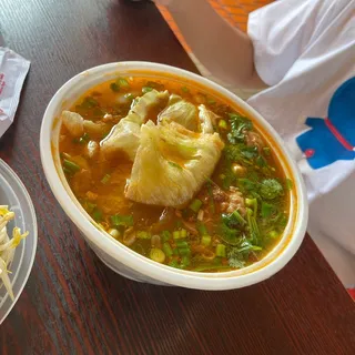 12. Chiu Chow Beef Stew Big Rice Noodle Soup