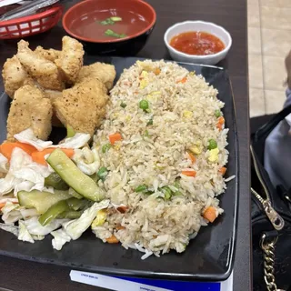 73. Fried Fish Fried Rice