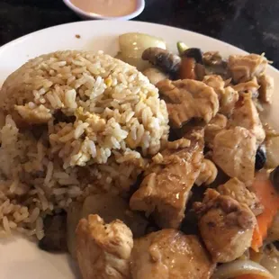 Chicken hibachi lunch