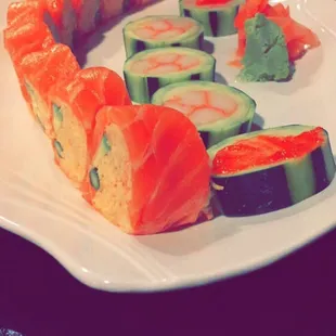 Salmon Delight Sushi Rolls