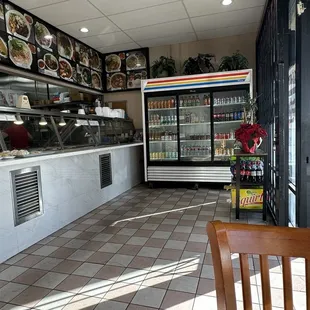 interior / ordering area