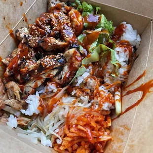 Spicy Chicken Bibim Box