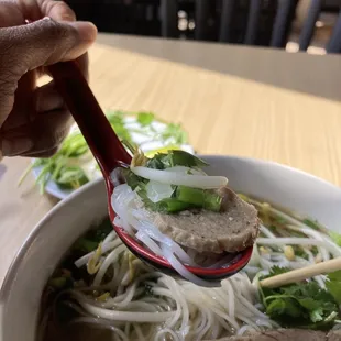 The perfect pho bite!