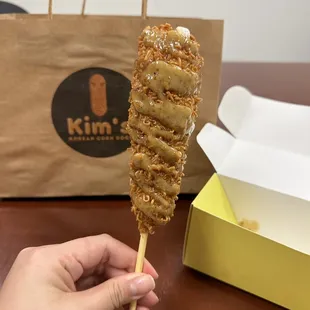 Crispy ramen &amp; honey mustard