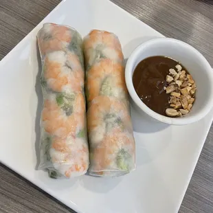 A1. Shrimps Spring Rolls (2) - Gi Cun Tm