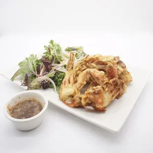 Garlic Butter Soft Shell Crabs