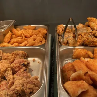 interior, chicken wings and fried chicken