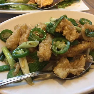 Pan-Fried Squid