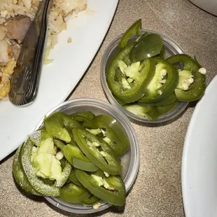 Pickled Peppers. A MUST.