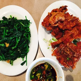 Sauteed Snow Pea Leaf