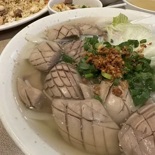 Pig Kidney White Noodle Soup
