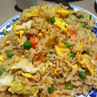 Salty Fish and Chicken Fried Rice