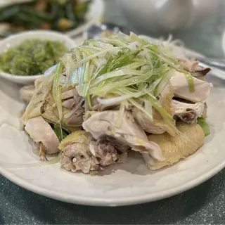 36. Steamed Chicken with Green Onion