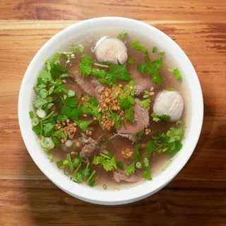 19. Beef Ball Rice Noodle Soup