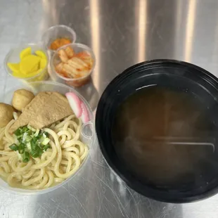 Fishcake udon (어묵우동)