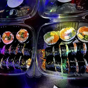 3. Spicy Tuna Kimbap /12. Pork Cutlet Kimbap /