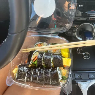 13. Fried Shrimp Kimbap /